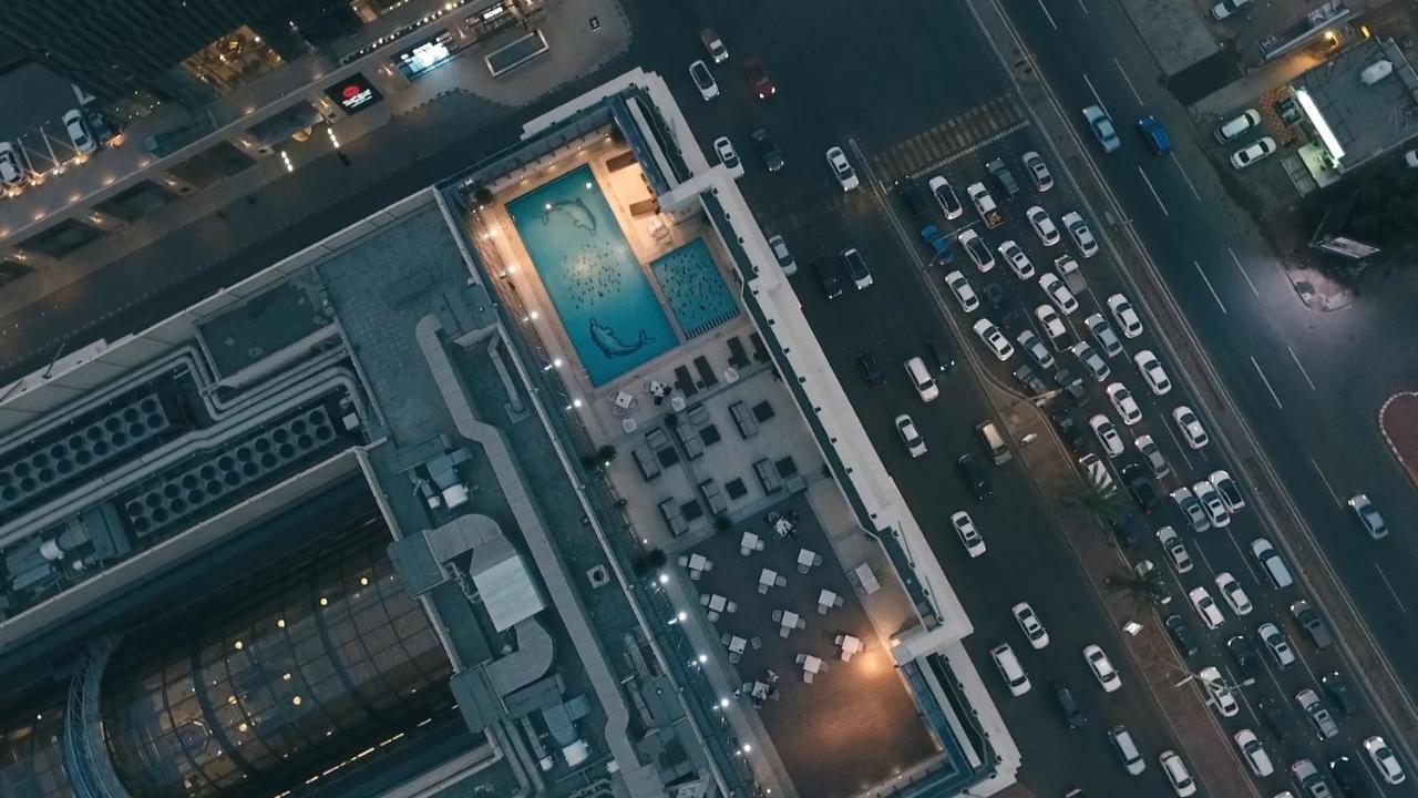 The Hotel Galleria Jeddah, Curio Collection By Hilton Exterior photo Aerial view of the pool at the hotel