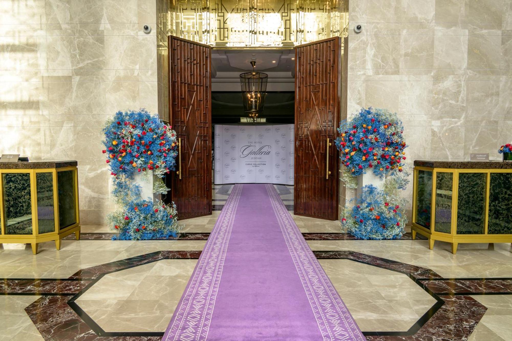 The Hotel Galleria Jeddah, Curio Collection By Hilton Exterior photo The entrance to the ballroom