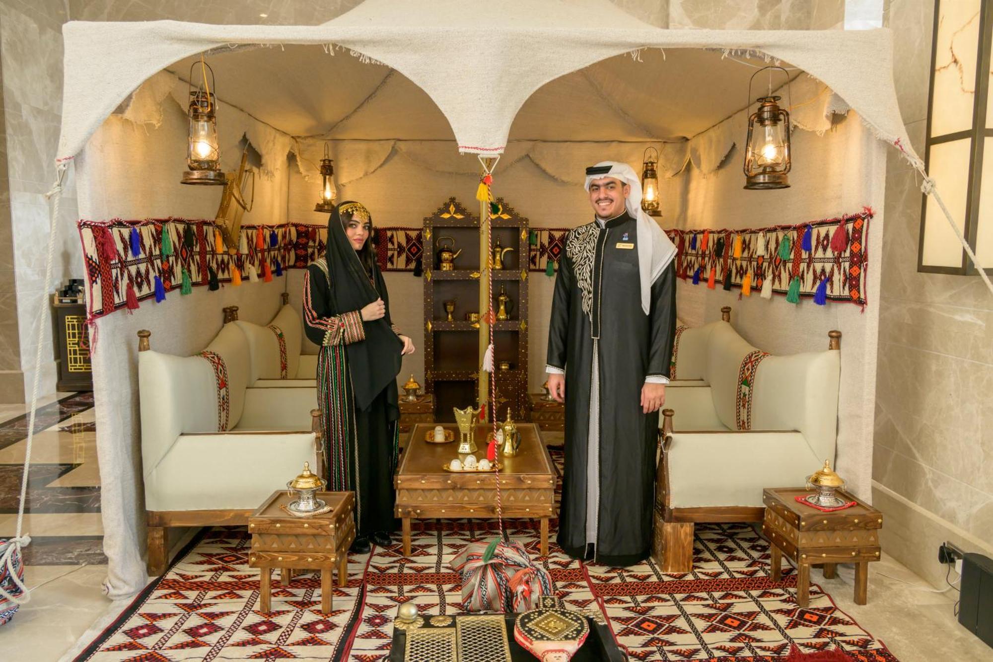 The Hotel Galleria Jeddah, Curio Collection By Hilton Exterior photo A traditional majlis